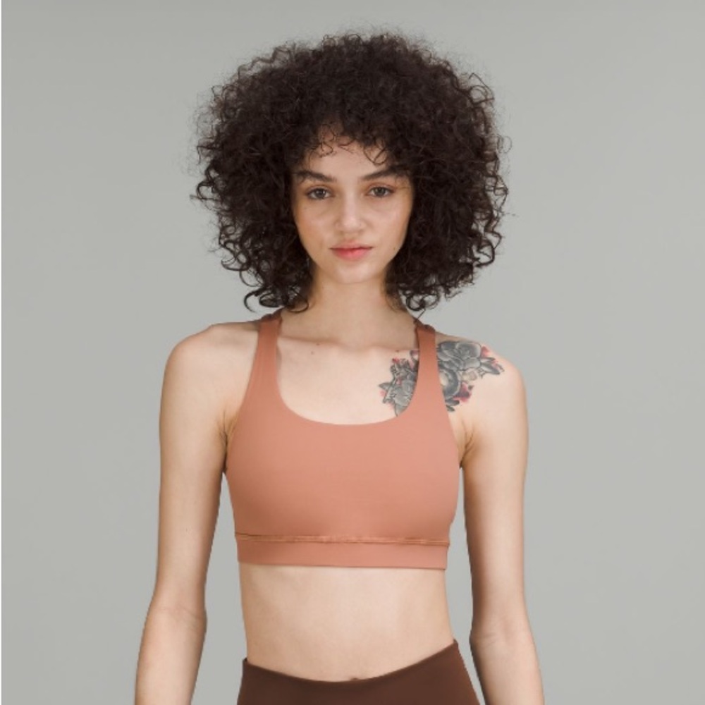 Lululemon Energy Bra in Dusty Clay color, Size 10